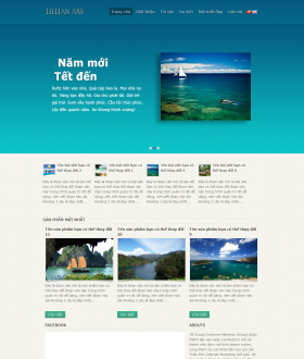 Template thích hợp với các cty du lịch